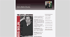 Desktop Screenshot of chrisbelindrums.com